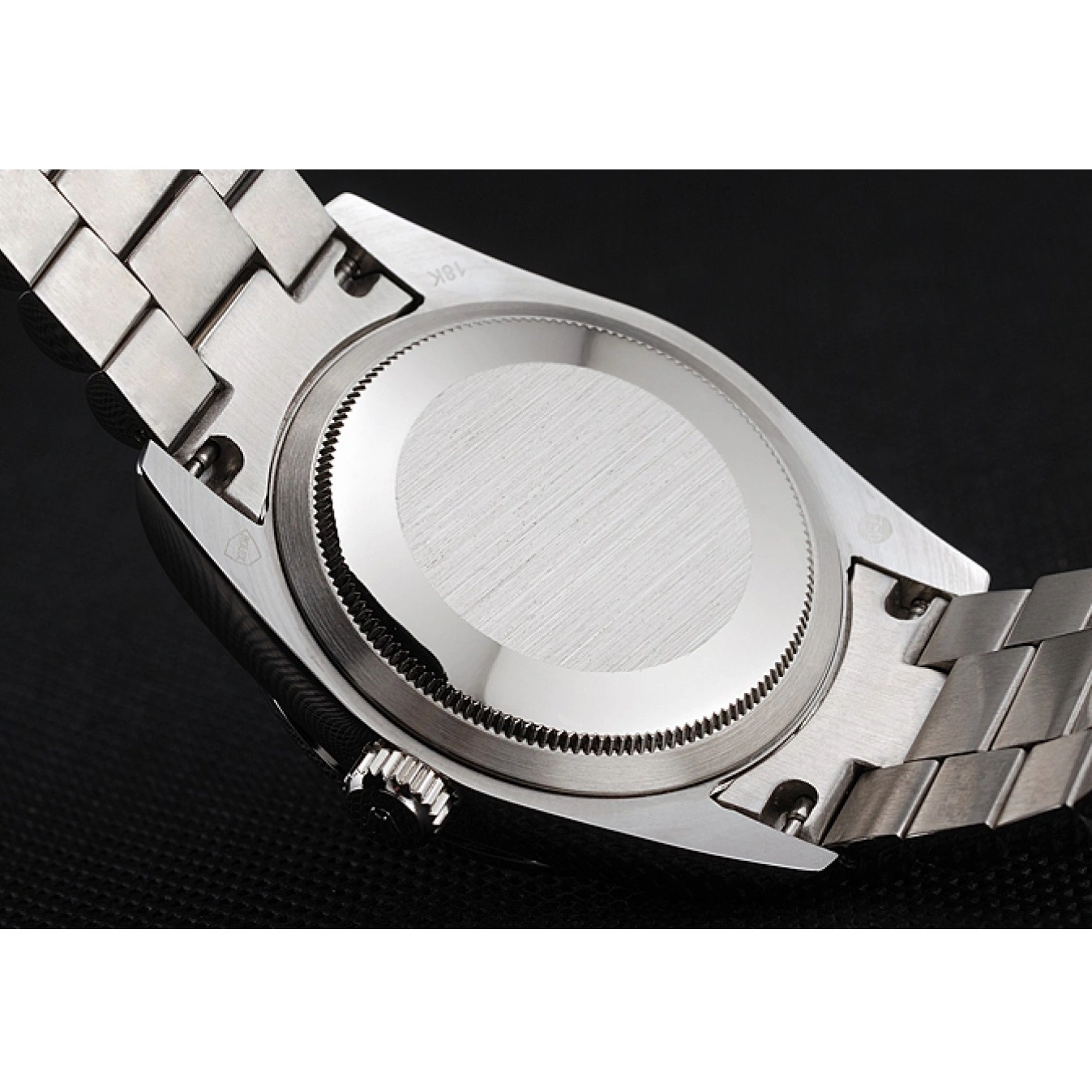 Rolex aaa copy Bezel Diamond And Steel Stainless Rolex Day Pave And Bracelet Swiss Dial Date 0608